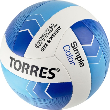 Купить Мяч волейбольный Torres Simple Color любительский р.5 в Темникове 